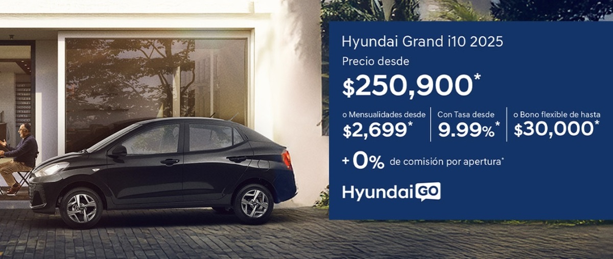 Oferta del Hyundai Grand i10 con bono flexible (Foto: Hyundai)