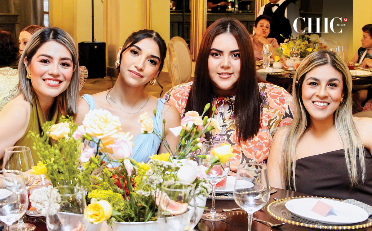 Alexandra Castro, Claudia Barrientos, Daniela Del Ángel y Sofía Gasca le desearon a la festejada lo mejor para esta nueva etapa