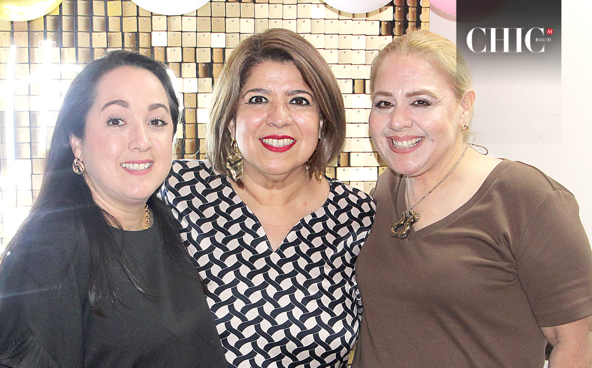 Lili Moreno, Liliana Delgado y Esthela Pimienta compartieron una rica cena en honor a la festejada