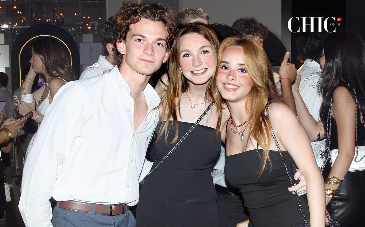 Matías Fernández, María Fernández y Eugenia Ravize disfrutaron una noche inolvidable