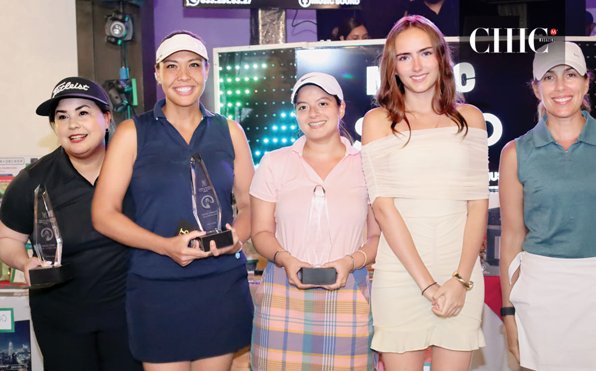 Viviana Reyes, Ana Cristina De Legorreta, Tessy Manzur, Bárbara Gutiérrez y Alondra González, dieron sus mejores swings en el campo