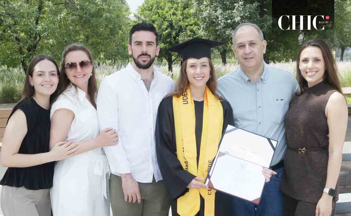 Daniela Chávez, Norma Cantú, Eugenio Díaz, Lucia Chávez, Roberto Chávez y Mariana Chávez / Fotos: Daniel Saldívar