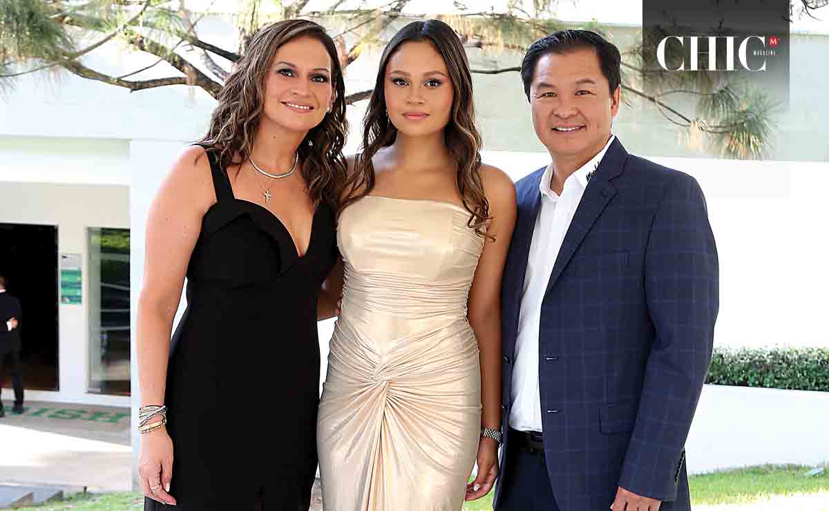 Laura Vera de Chow, Laura Chow y Eduardo Chow / Fotos: Roberto Alvarado