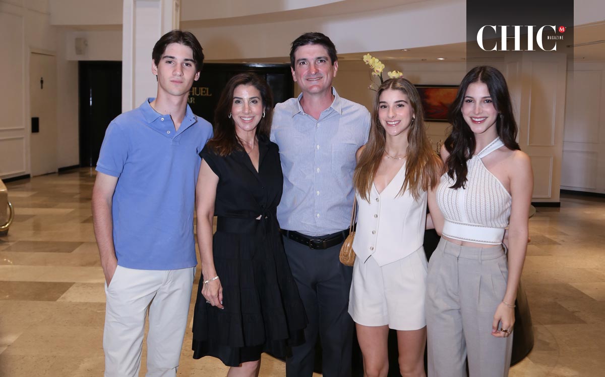 Miguel Garza, Ale Gutiérrez de Garza, Miguel Garza, Mariel Garza y Belén Garza. Fotos: Roberto Alvarado