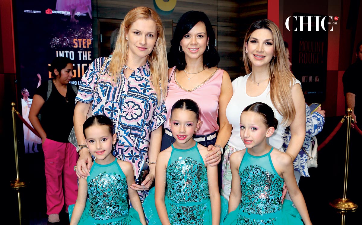 Miriam Meade, Jessica Cedillo, Antonella Michelena, Milena Quintanilla, Andrea Flores y Antonella Salazar