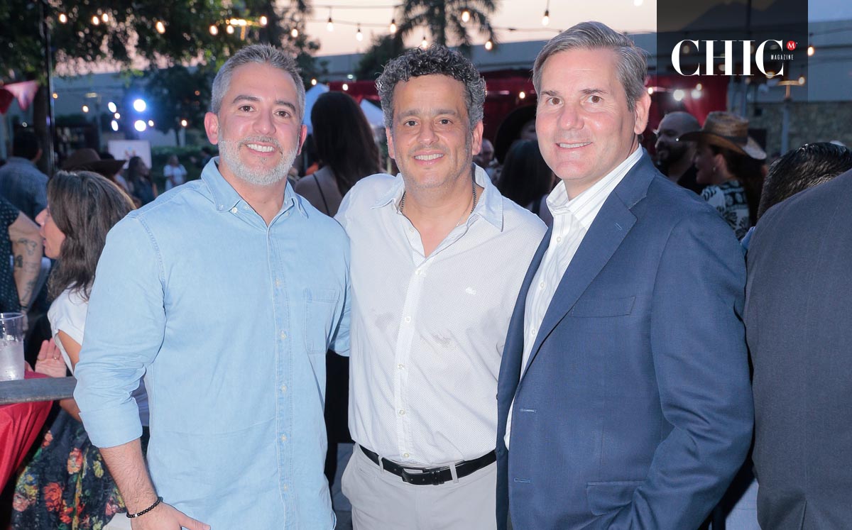 Rubén Franco, Jorge Cárdenas y Gastón Zambrano