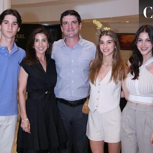 Miguel Garza, Ale Gutiérrez de Garza, Miguel Garza, Mariel Garza y Belén Garza. Fotos: Roberto Alvarado