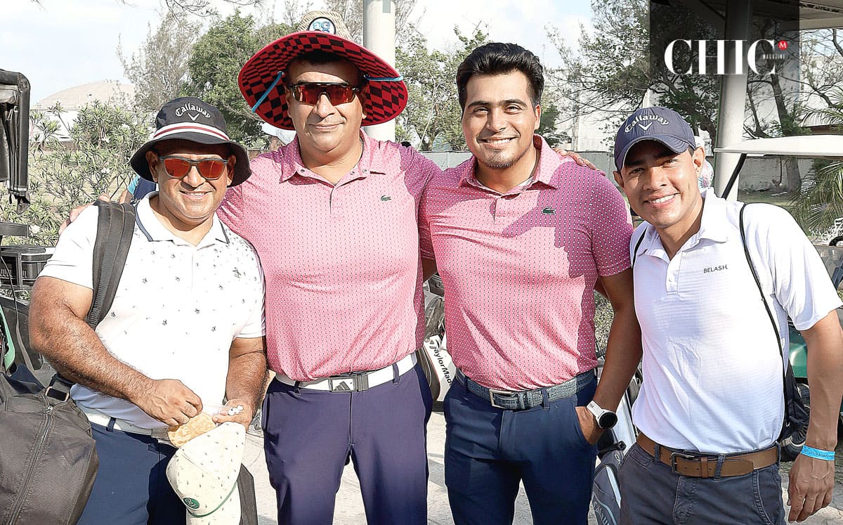 Asistencia al cumpleaños de Jorge en el green del Club de Golf de Refinería Madero