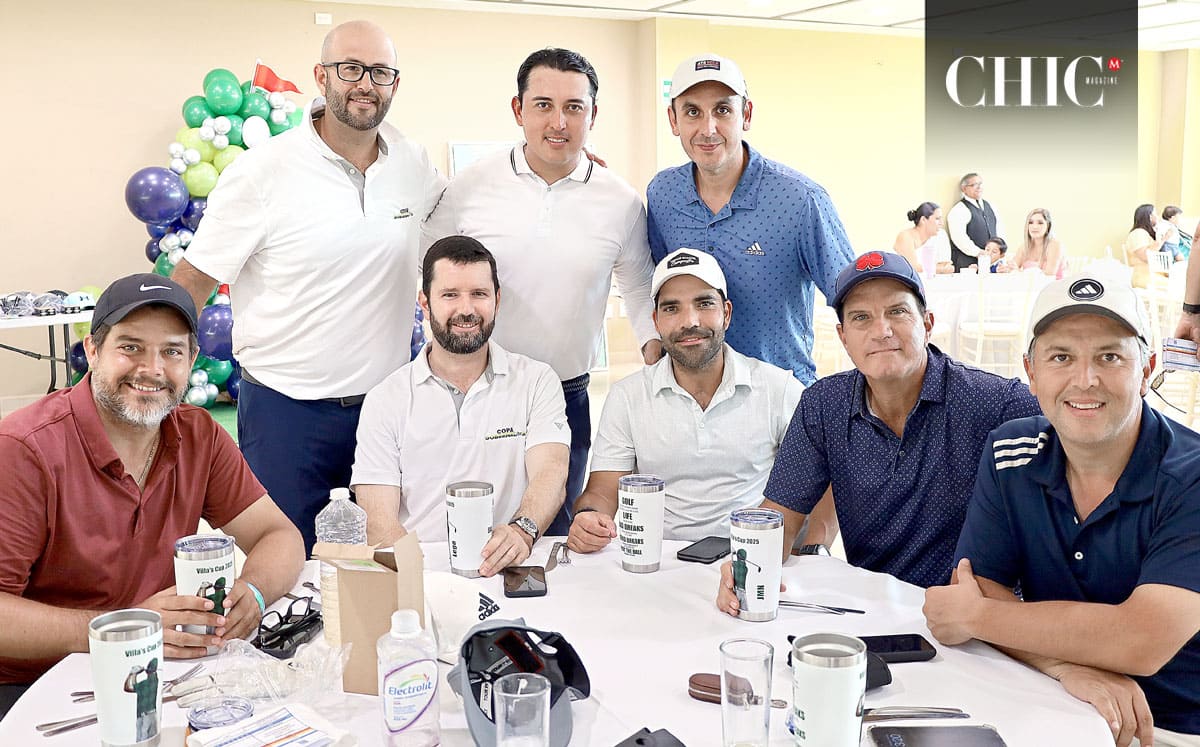 Asistencia al cumpleaños de Jorge en el green del Club de Golf de Refinería Madero