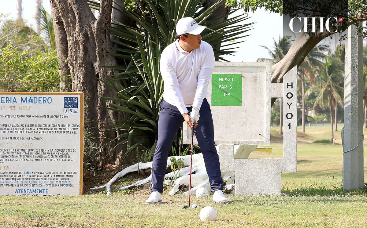 Jorge Villarreal en el green