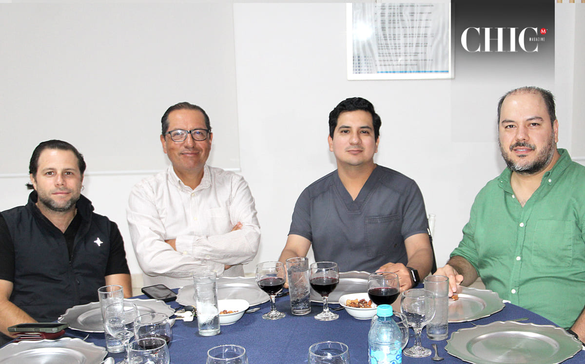 José Sierra, Néstor Ceballos, Carlos Pardo y Daniel Garza