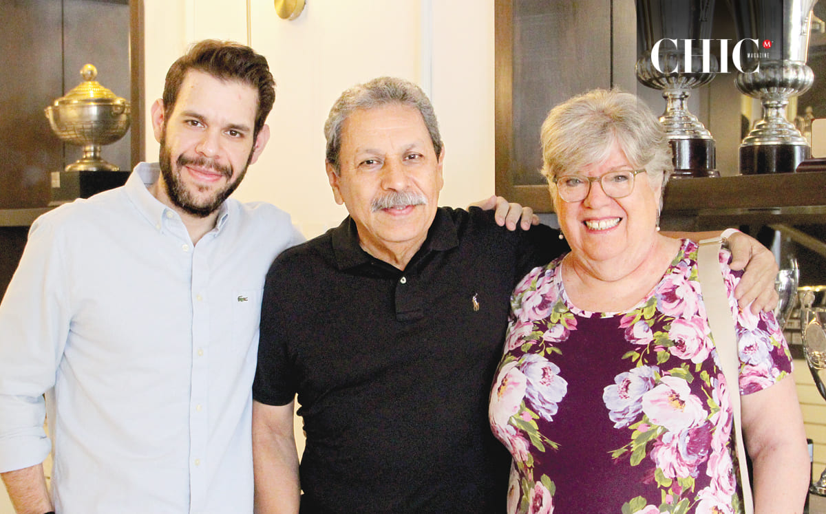 Juan José González, Juan José González y Enna Núñez De Cáceres presentes en el Club Campestre Tampico