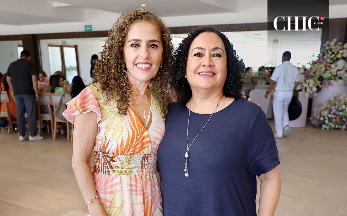 Leyla Abisad y Rita Radillo disfrutaron de un menú de 4 tiempos