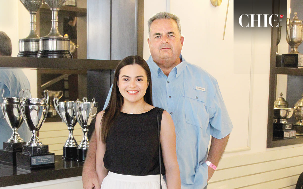 Marifer Carrillo y Marco Carrillo degustaron un menú especial en honor a papá