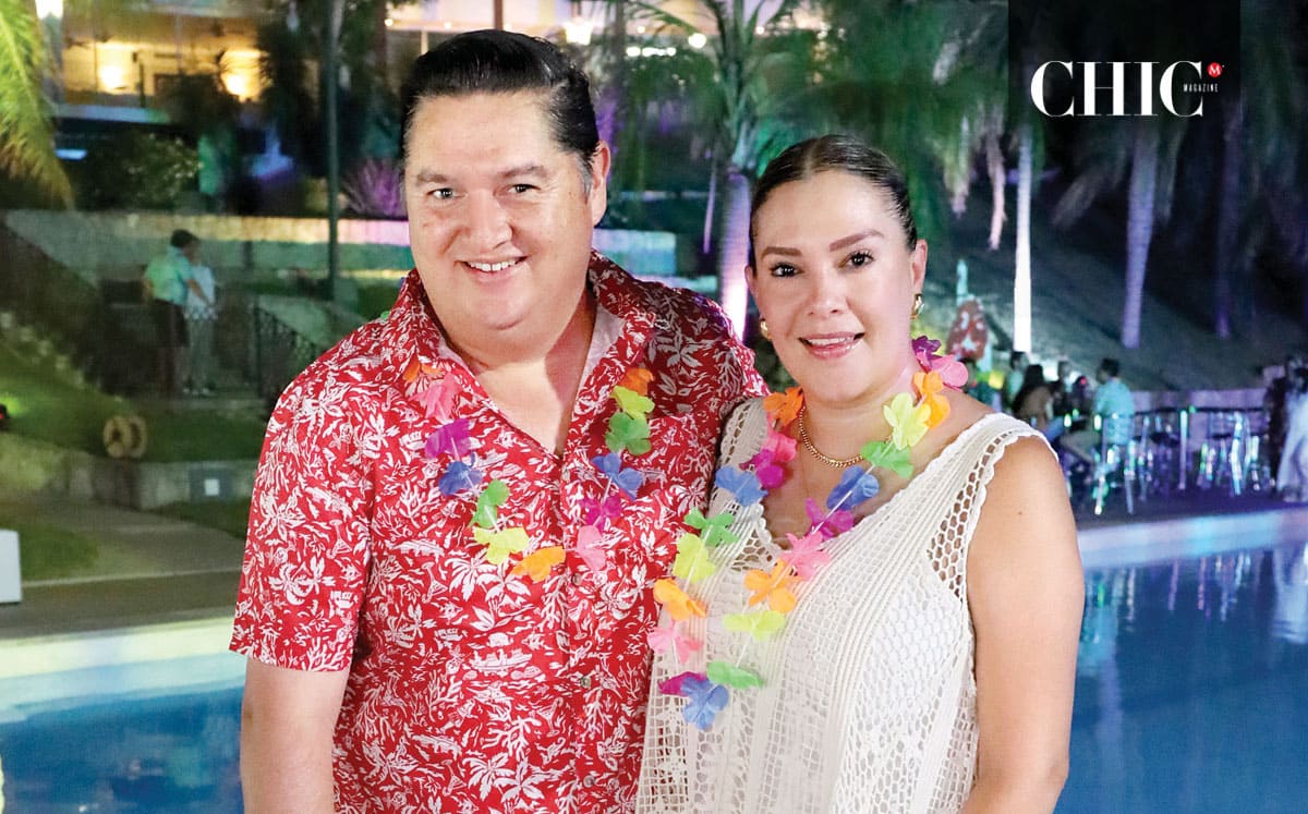Óscar Oseguera y Pamela De Oseguera presentes en el Centro Deportivo Libanés