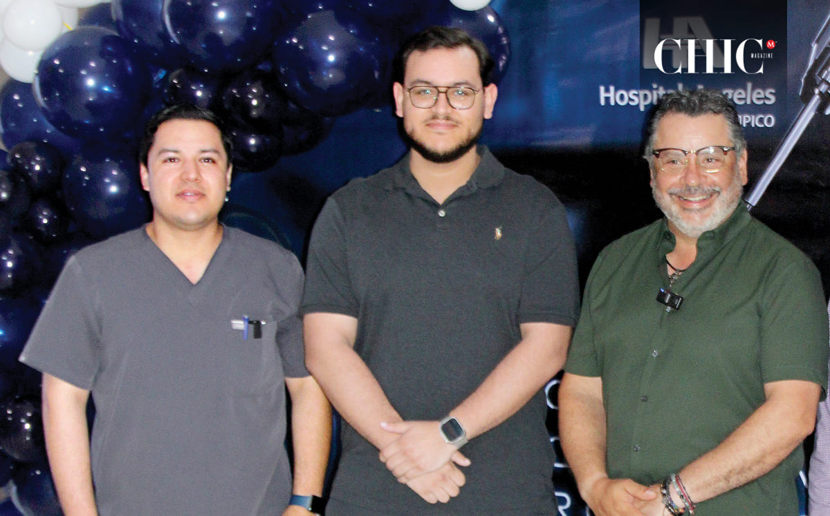 Xavier Salinas, Alberto Castillo y Miguel Baltazar en Hospital Angeles Tampico