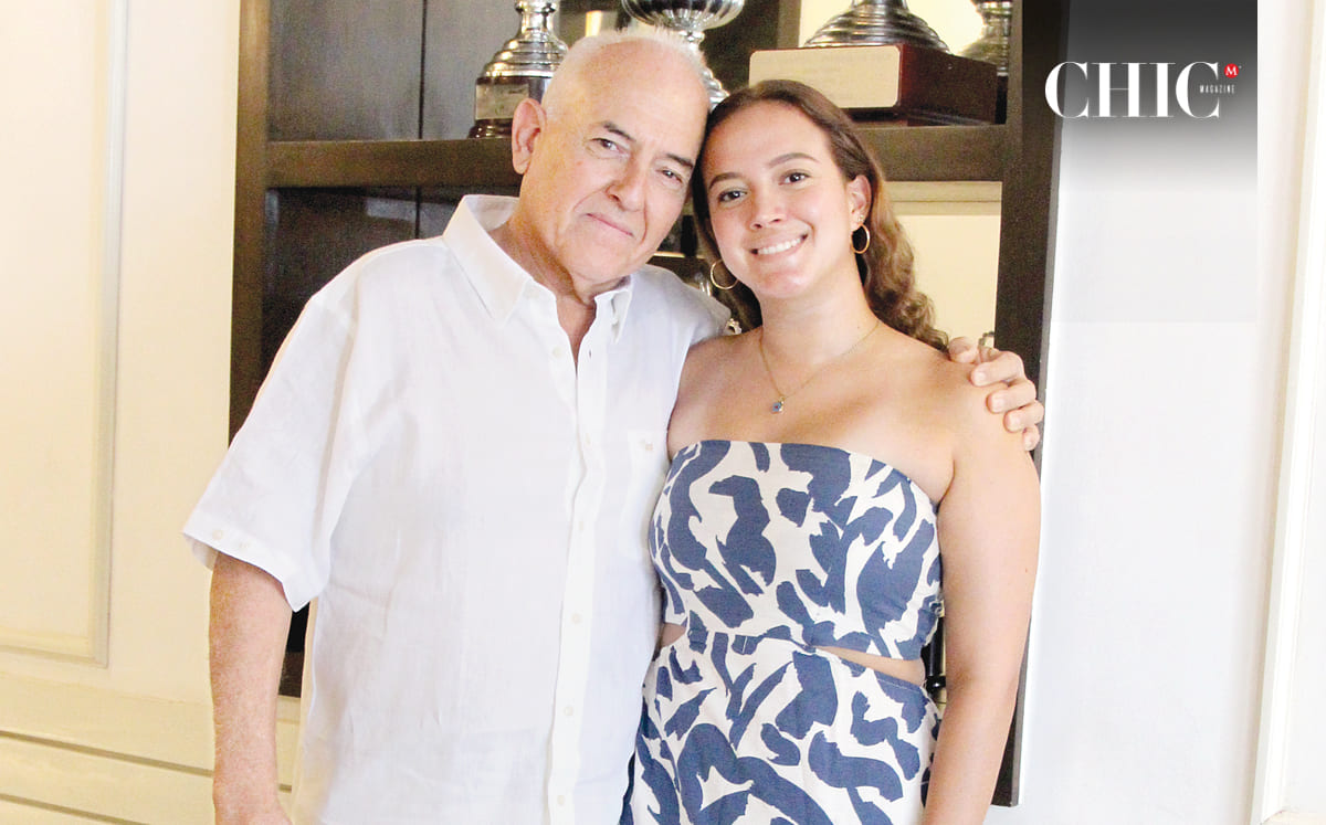 Victor Di Bella y Constanza Di Bella vivieron una tarde entre familia y amigos