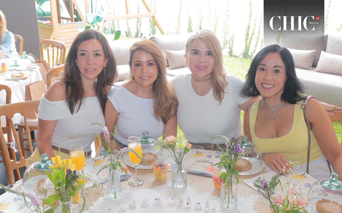 Angie Maldonado, Talia Reyes, Berta Enríquez y Flor Patiño