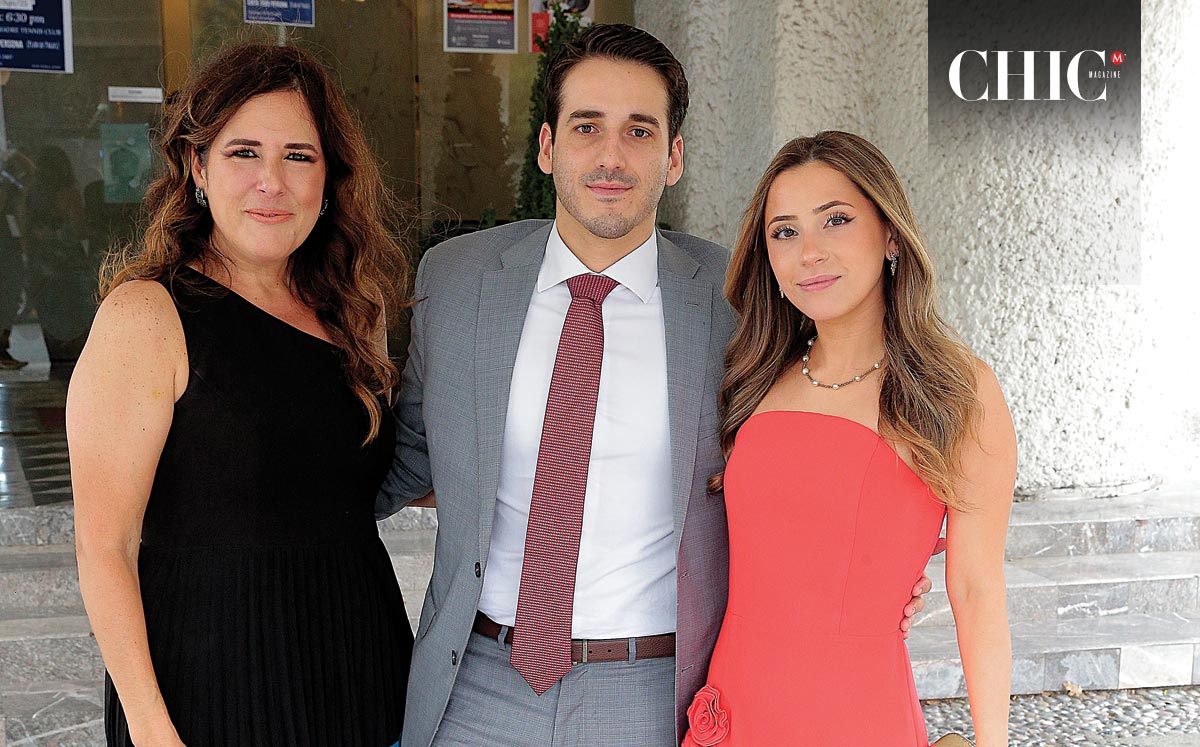 Maru Guzmán, Fernando Chapa Guzmán y Paulina Kalifa