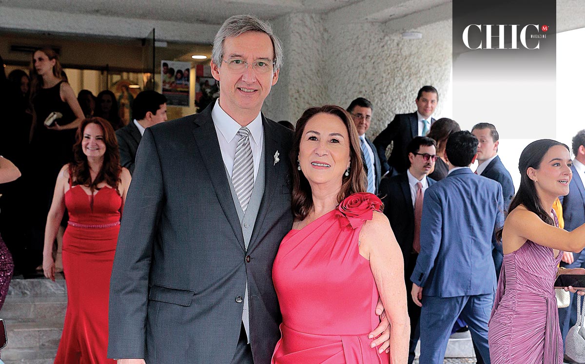 Papás del novio. Eduardo Odriozola y Ana Patricia Garza