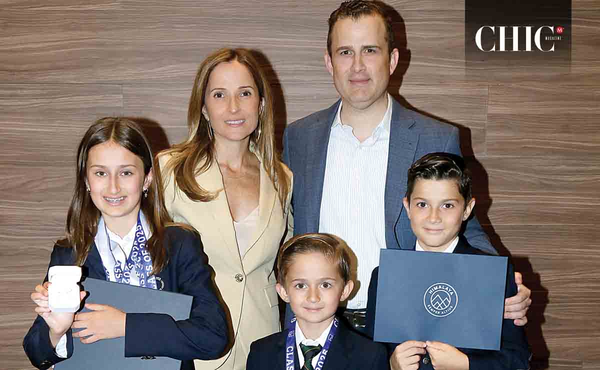 Paulina Escamilla de Fernández, Antón Fernández, Marena Fernández, Yago Fernández y Saulo Fernández  / Fotos: Roberto Alvarado