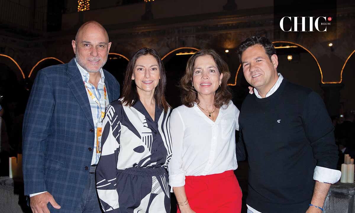 José de la Luz, Mercedes Piera, Daniella Arambulo y José Antonio Quintana