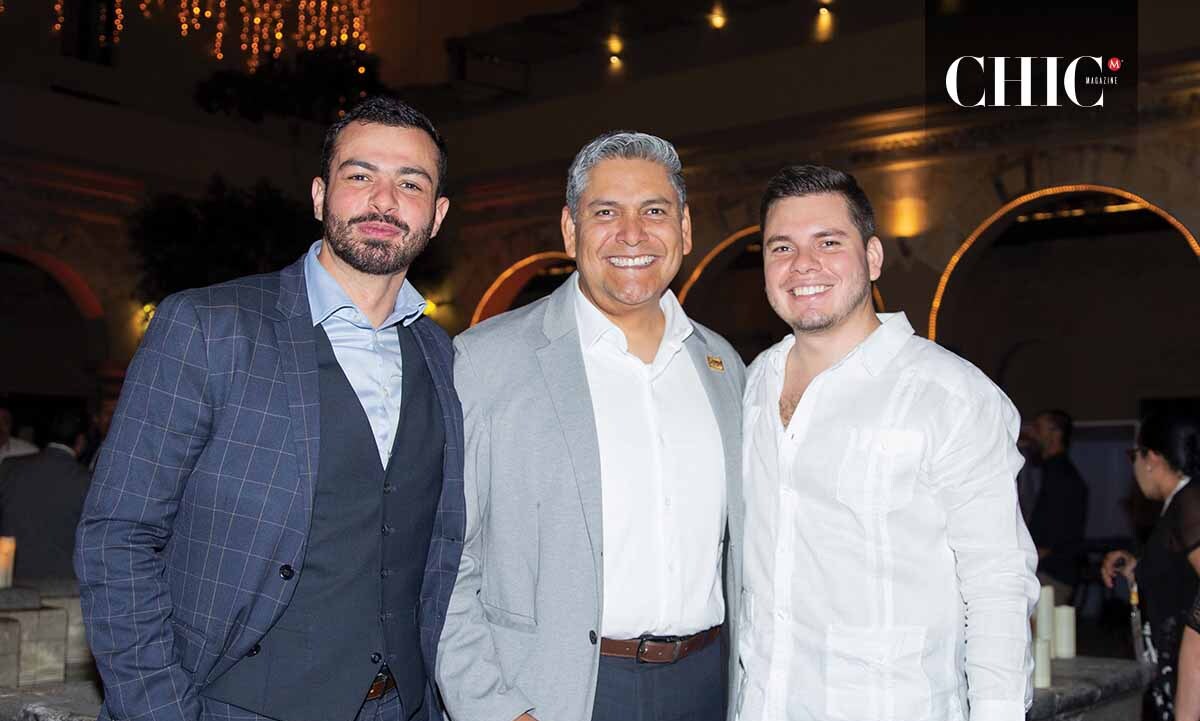Pedro Escudero, Netzer Díaz y Luis Martínez