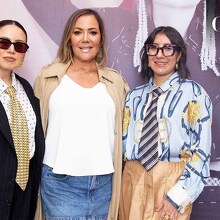 Monse Rebollar, Tere Guzmán y Paola Tanus (Fotos: Yanahui F. Sevilla)
