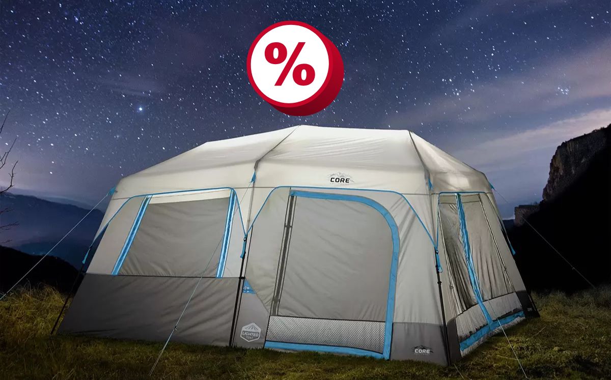 Esta tienda de campaña es ideal para ese viaje que estás planeando por su capacidad (Costco)