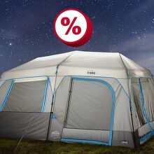 Esta tienda de campaña es ideal para ese viaje que estás planeando por su capacidad (Costco)