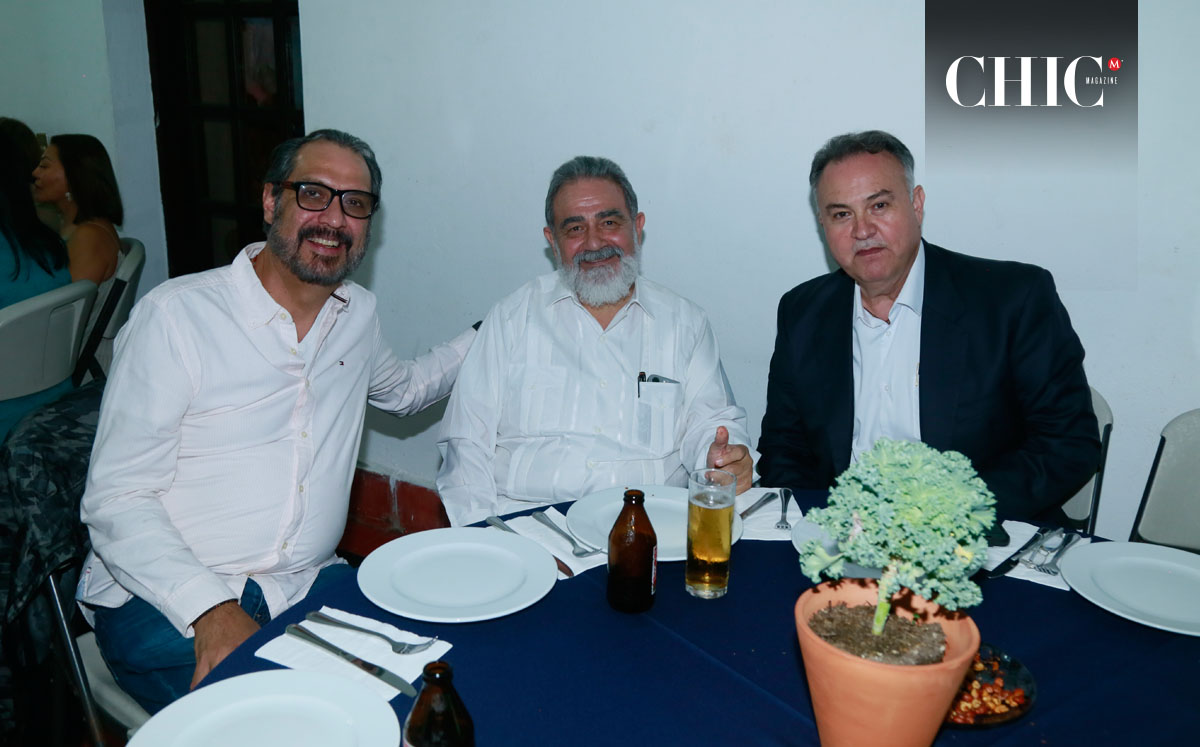 Felipe Vázquez, Jesús González y Genaro Leal