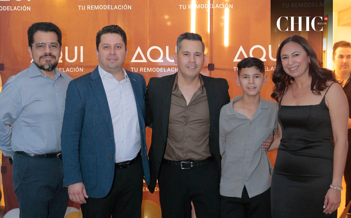 Gerardo Reyes, Gustavo Barraza, Rolando Juarez, Mateo Juarez y Cecilia Morales