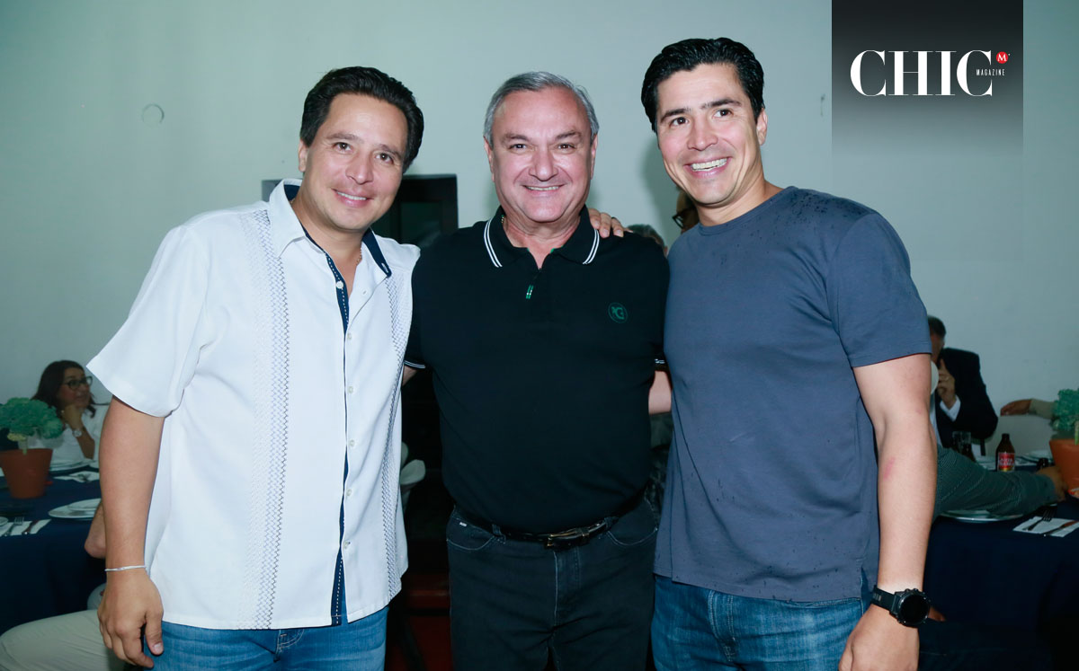 Manuel Cavazos, Héctor García y Ricardo Cavazos
