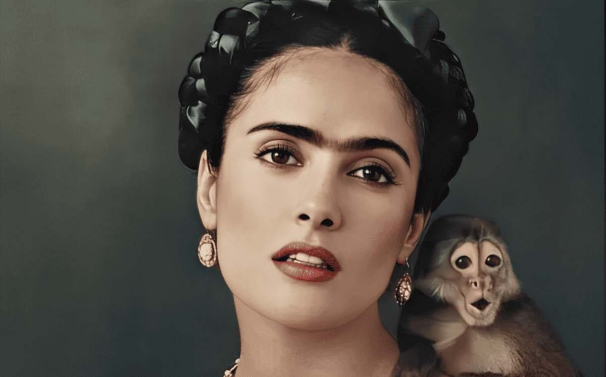 Salma Hayek como Frida Kahlo (Foto: Frida Kahlo 2002)