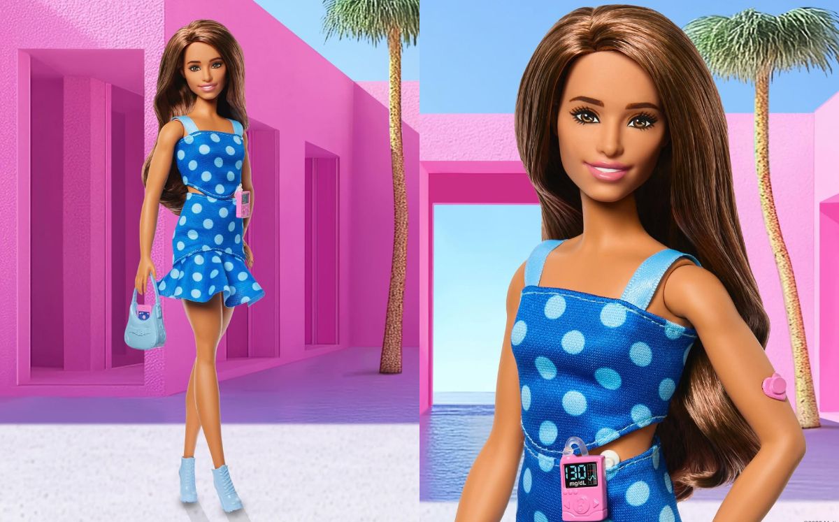 Barbie presenta su primera muñeca con diabetes tipo 1 (Foto: Instagram)
