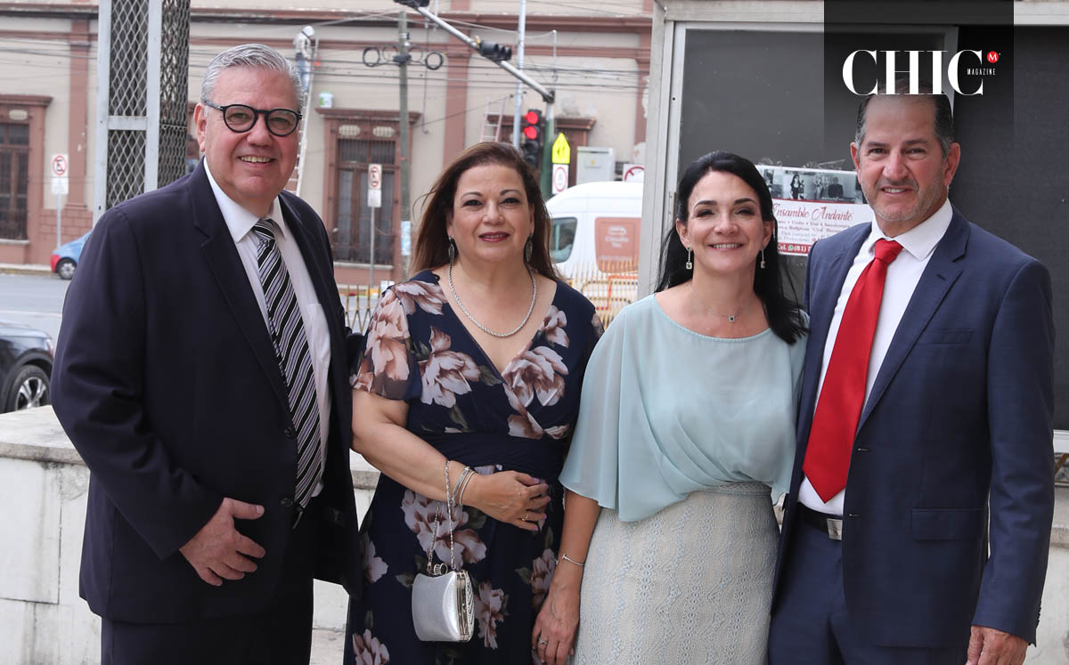 Everardo Moreno, Lulú Hinojosa, Patricia González y Jaime Garza