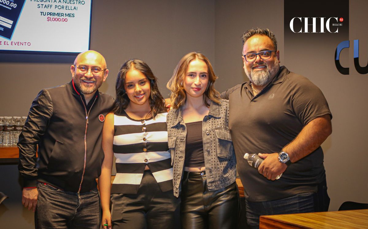 Luis Miguel Domínguez, Mariana Bautista, Michelle Domínguez y Carlos Bautista (Foto: Edgar Segura)