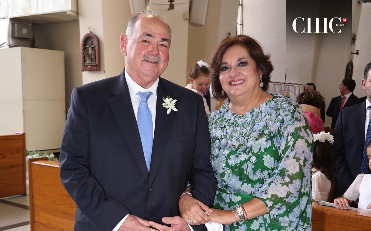 PAPÁS DEL NOVIO. Javier Maldonado y Irma de Luna de Maldonado
