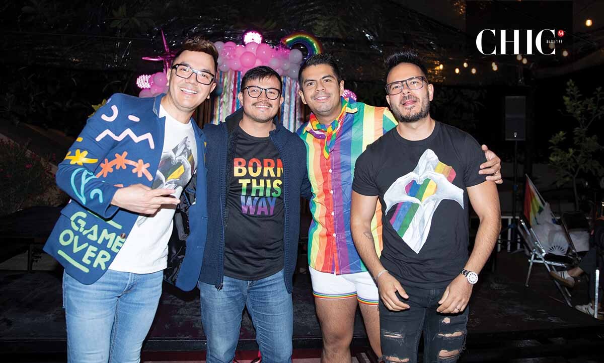 Rafael Tapia, Cristóbal Morales, Isma Navarrete e Iván Ocampo