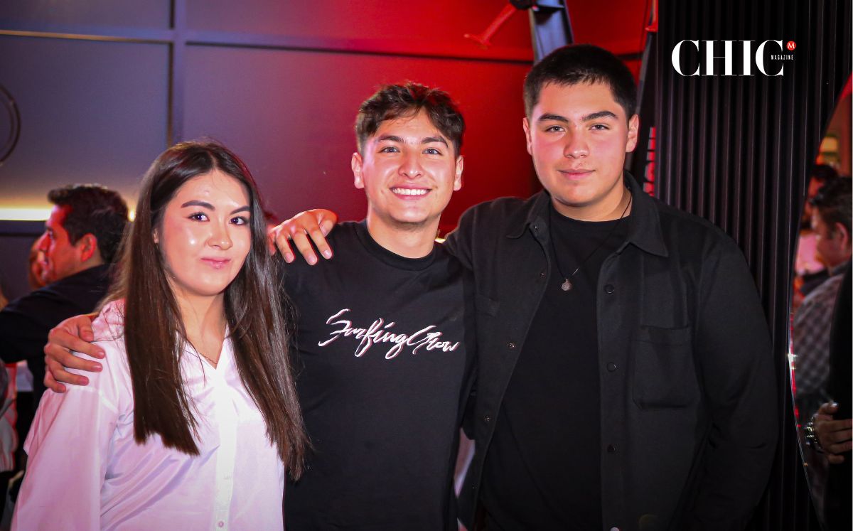 Renata Villavicencio, Emilio Plata y Gael Plata (Foto: Edgar Segura)