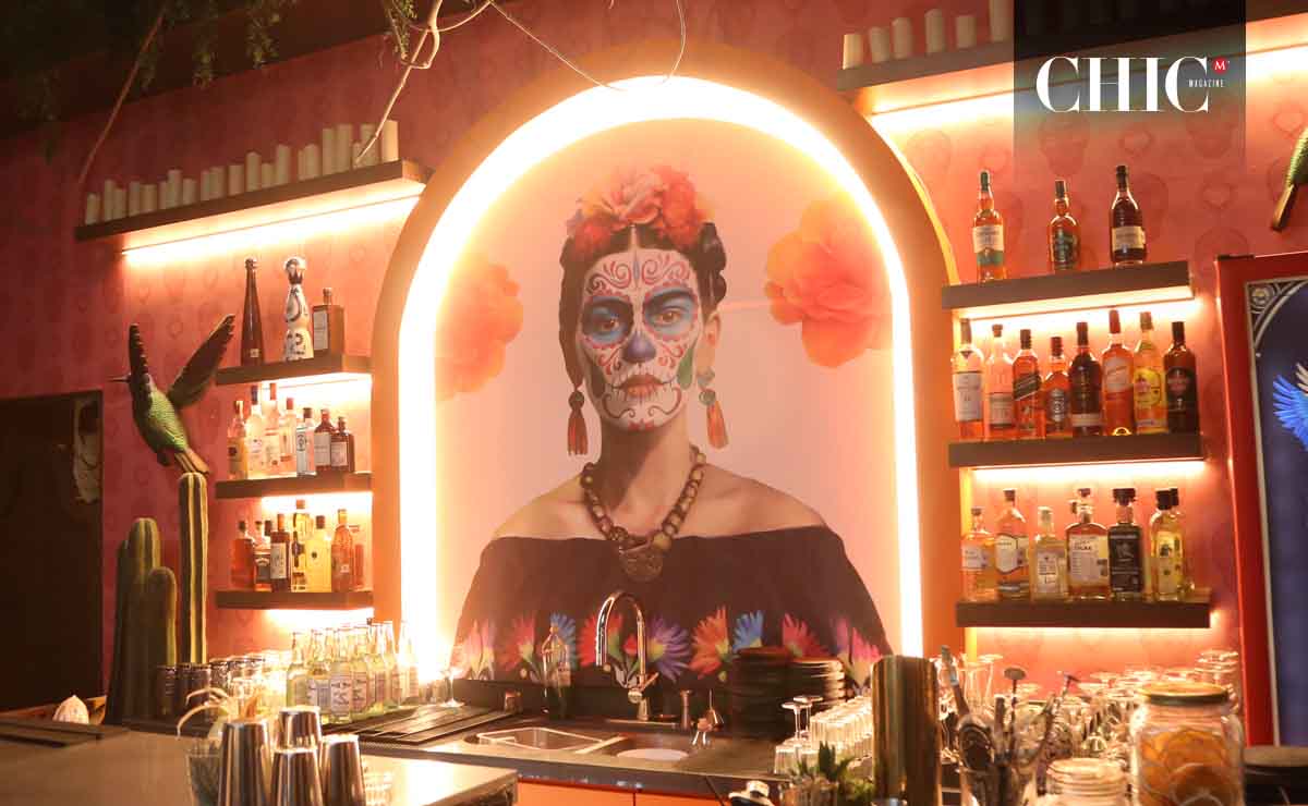 La decoración de Frida Kahlo Casa Restaurante es espectacular