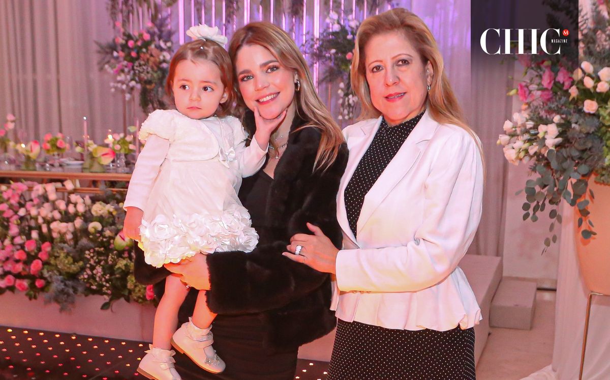 Pilar Aley, Michel Aley y Mía Aley (Foto: Edgar Segura)