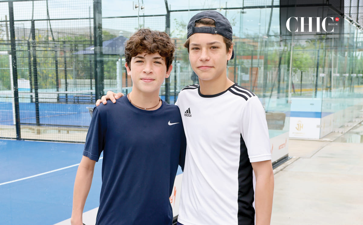 Alfonso Pérez y José Gerardo Ortiz desde las canchas del Pádel 11:11