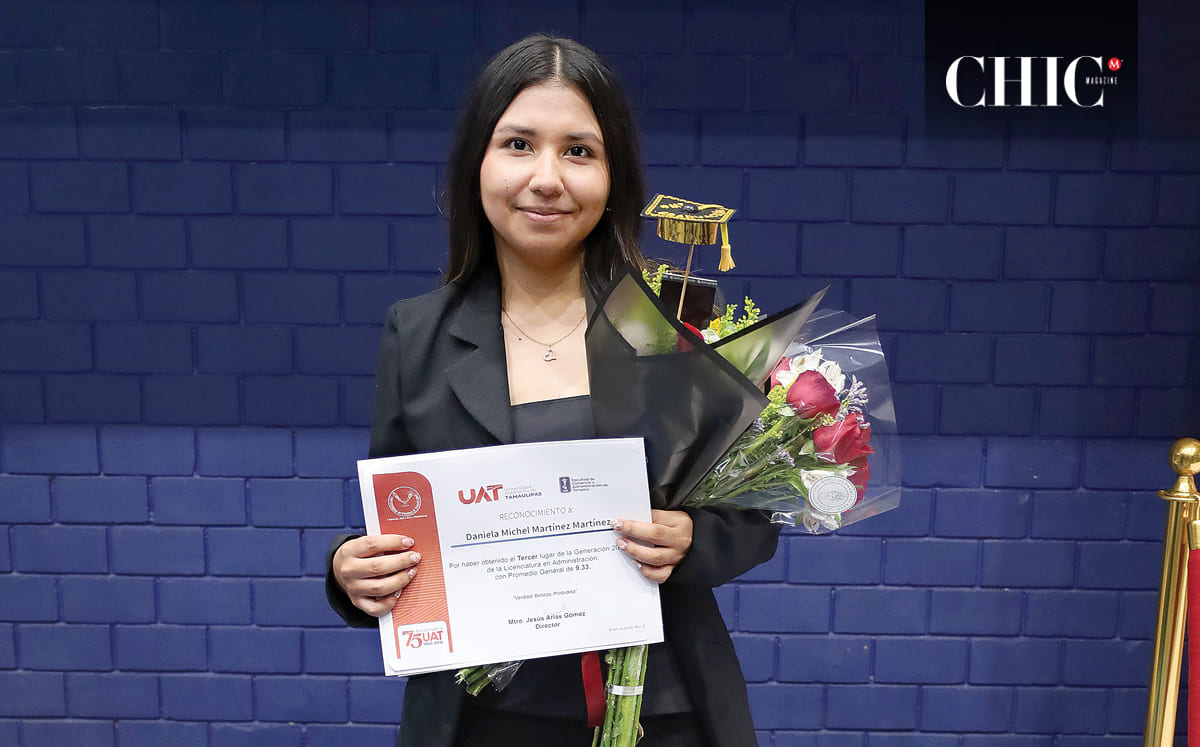 Daniela Martínez fue una de las graduadas de la generación 2025-1 de la FCAT