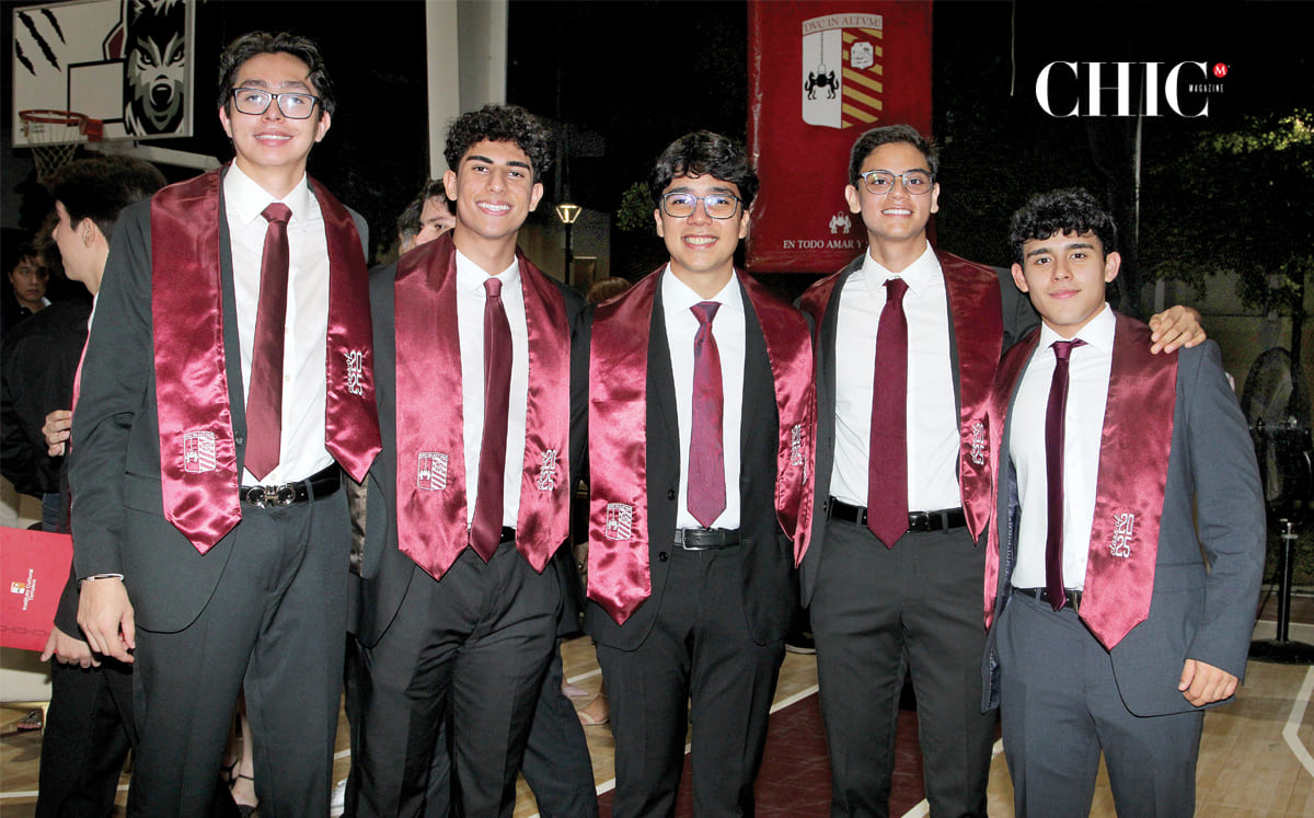 Rafael Rivera, Alaoui Hichami, Alfredo Trujano, Pedro Sandoval y Eduardo Díaz
