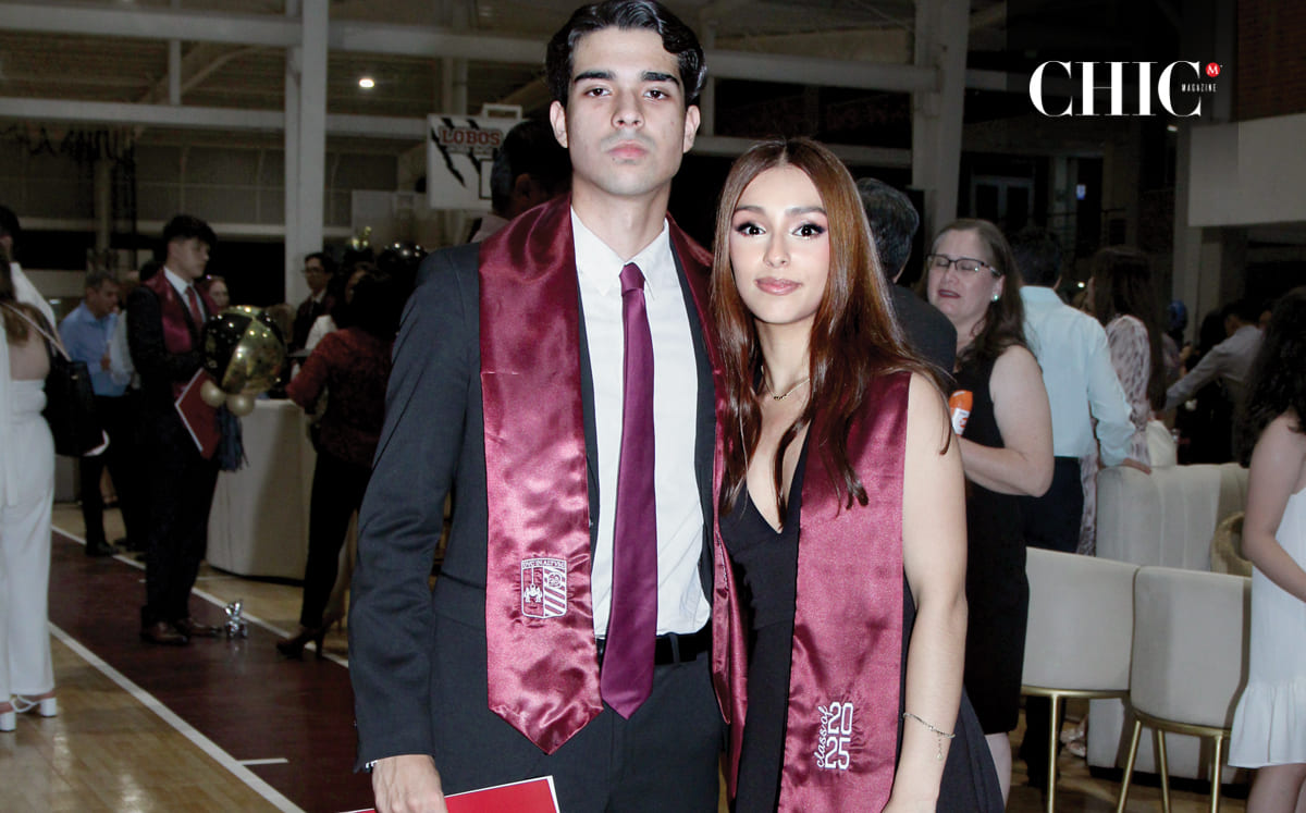 Sebastián Domínguez y Mónica Ruiz lucieron con elegancia en esta importante celebración