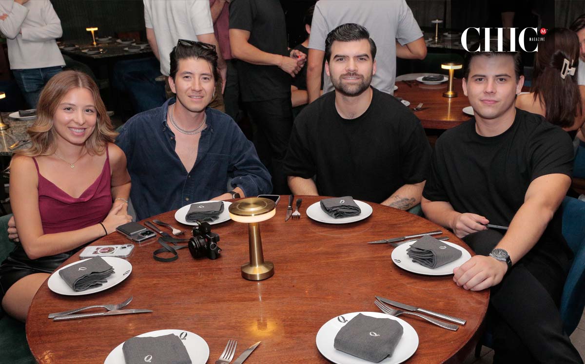 Paola Prieto, Ian Lee, Diego De la Rosa y Adrián Rodríguez