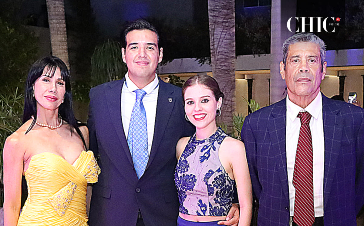 Lorena Castellanos, Alejandro Aragón, Regina Saldívar y Alejandro Aragón llegaron puntuales a la celebración
