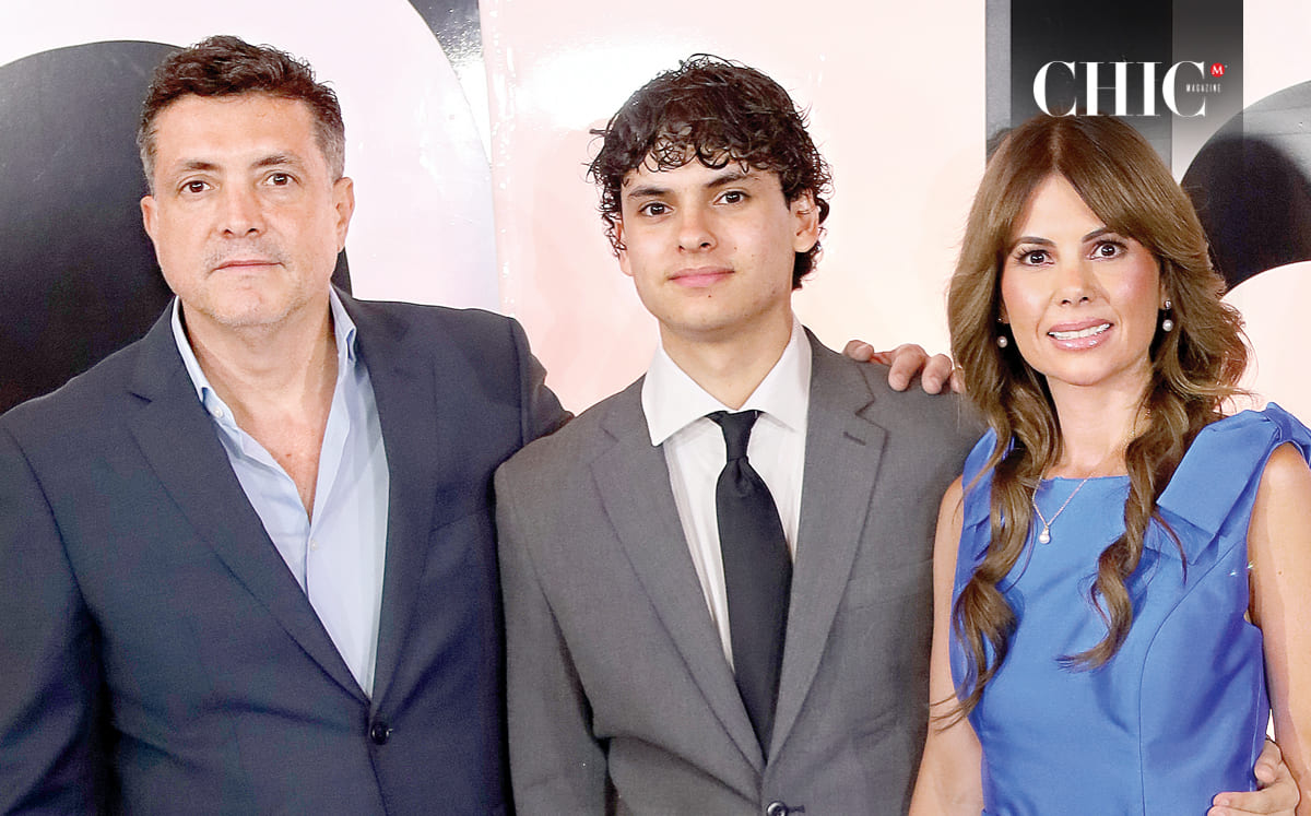Jesús Hoyos, Emilio Hoyos y Mariana De Hoyos disfrutaron en familia