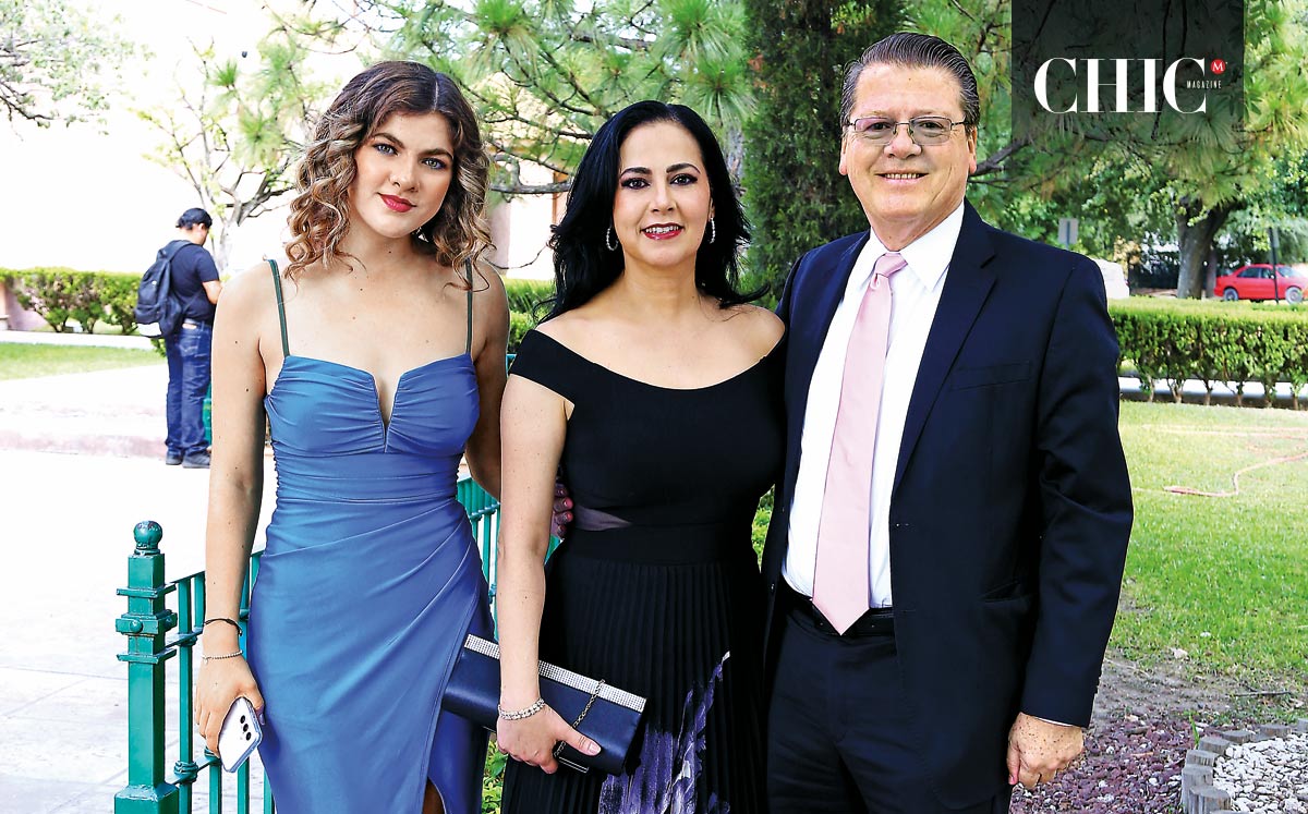 Dania Velasco, Nina de Velasco y Jorge Velasco